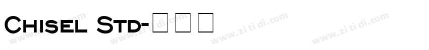Chisel Std字体转换